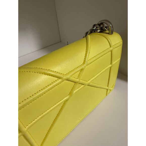 $3350 Dior Diorama Yellow Small Flap Crossbody Bag - Picture 10 of 16